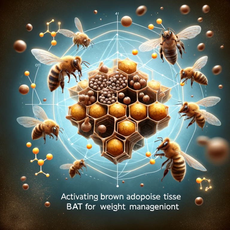 Propolis, a natural enhancer for BAT activation, contributing to weight management and health.